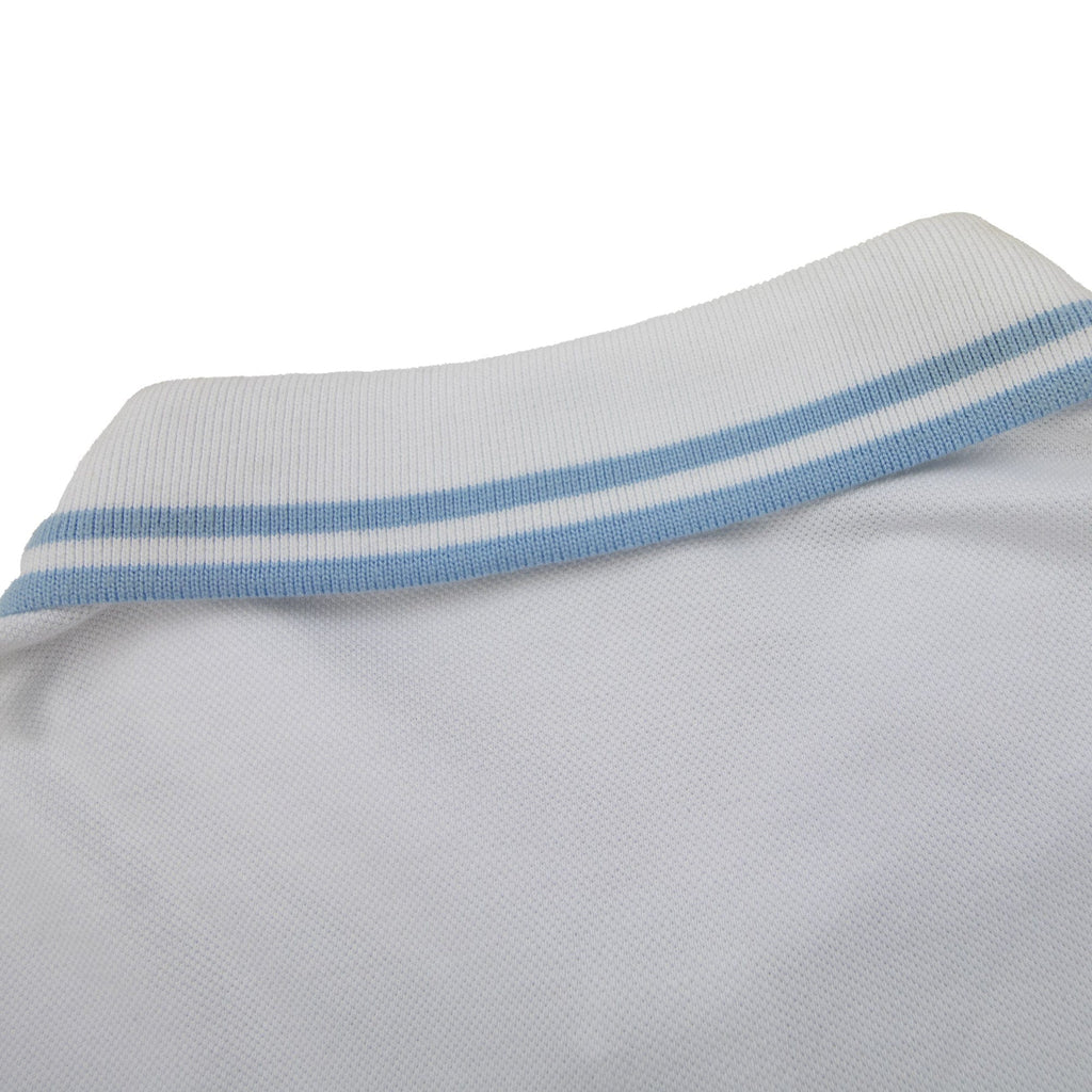 Pre-Loved Piquet Front Pocket Logo S/S Polo Large White