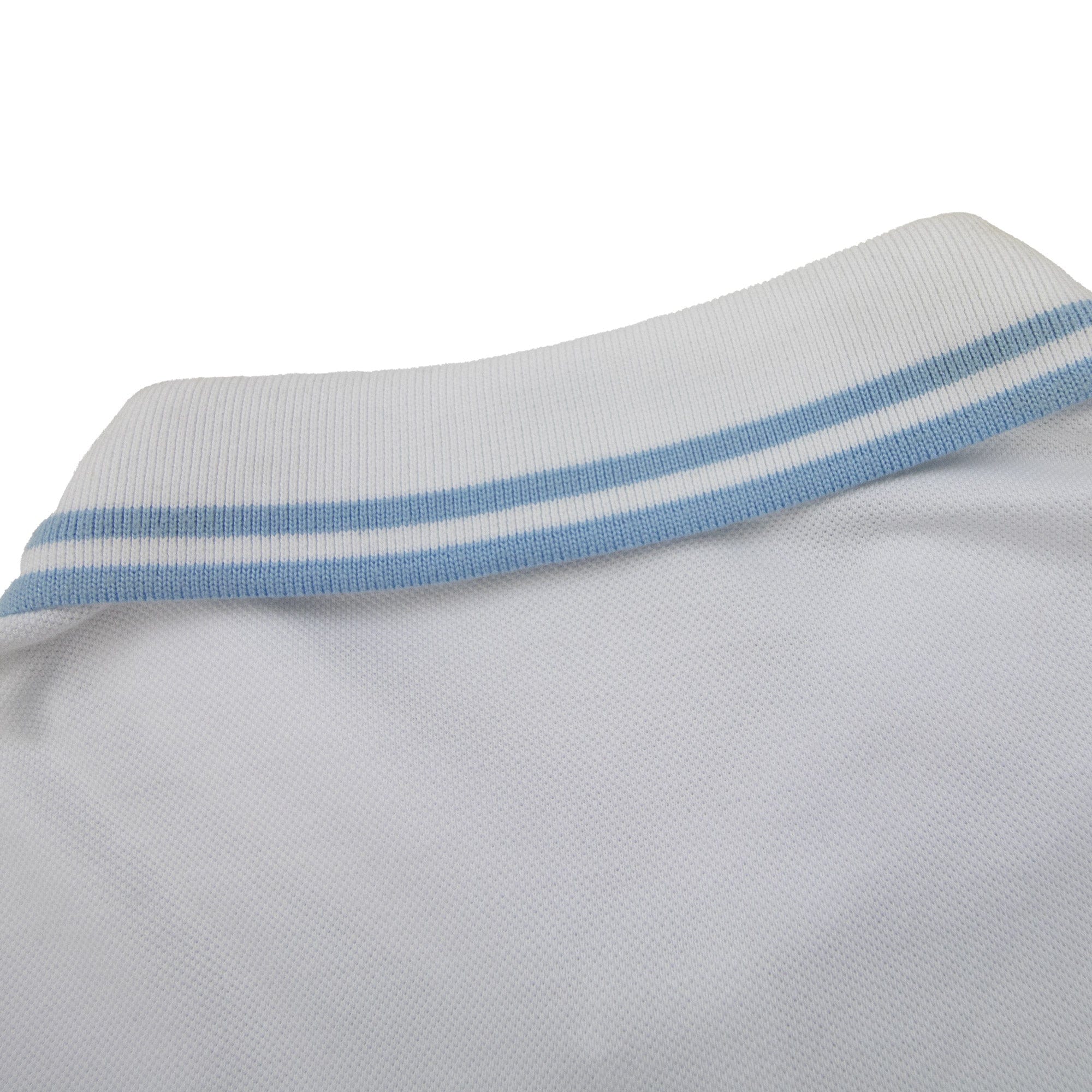 Pre-Loved Piquet Front Pocket Logo S/S Polo Large White