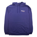 Pre-Loved Logo Print Hooded Sweatshirt Blue XL
