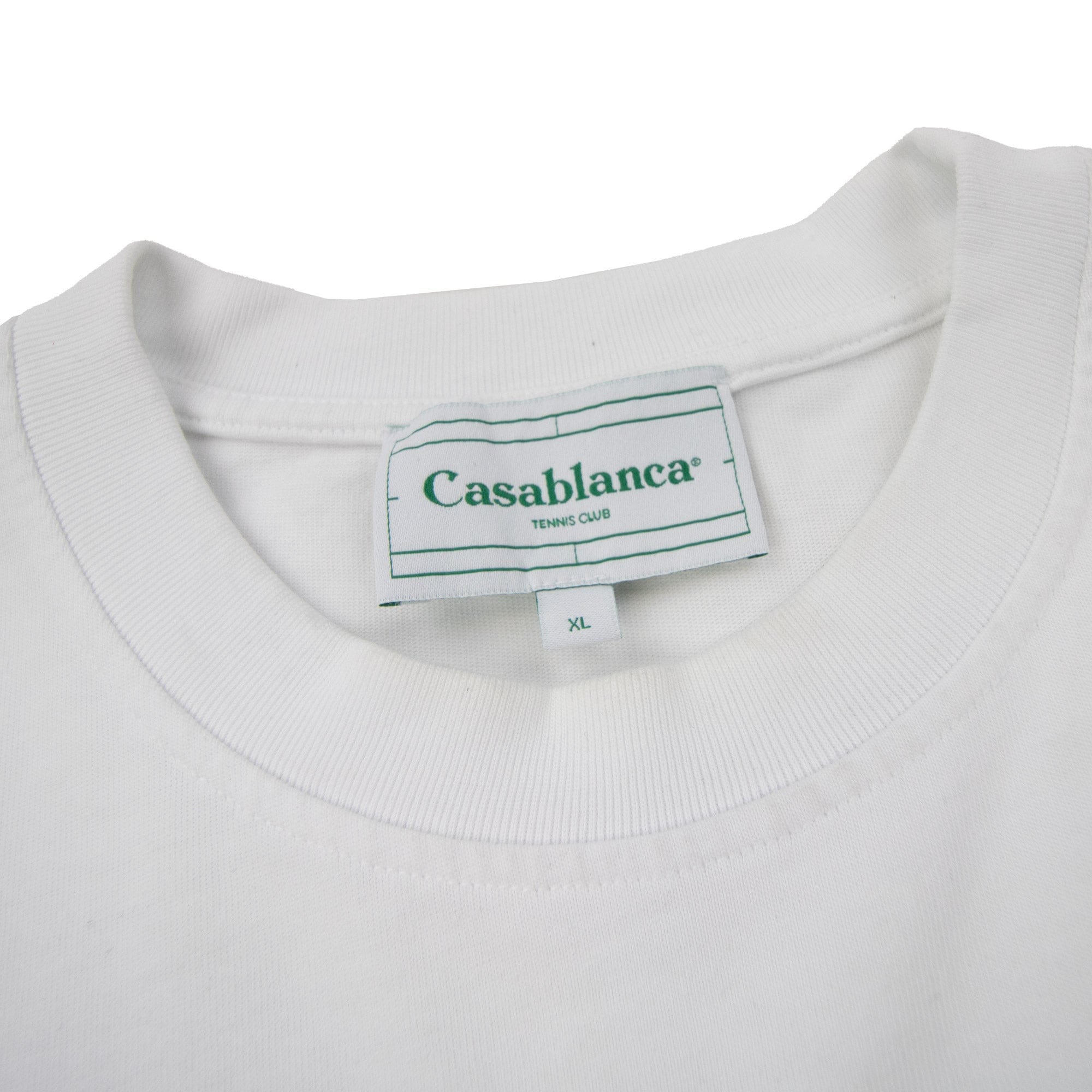 Pre-Loved Casa Talisman Printed T Shirt White XL