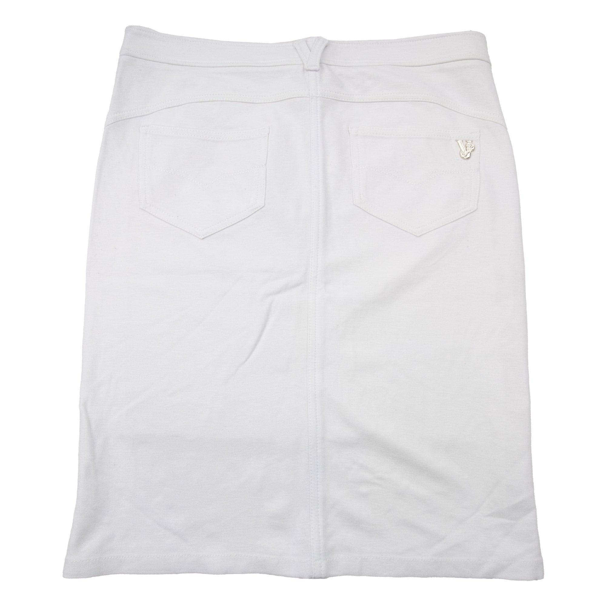 Versace Jeans Longuette pocket Tiger Mini Dress White