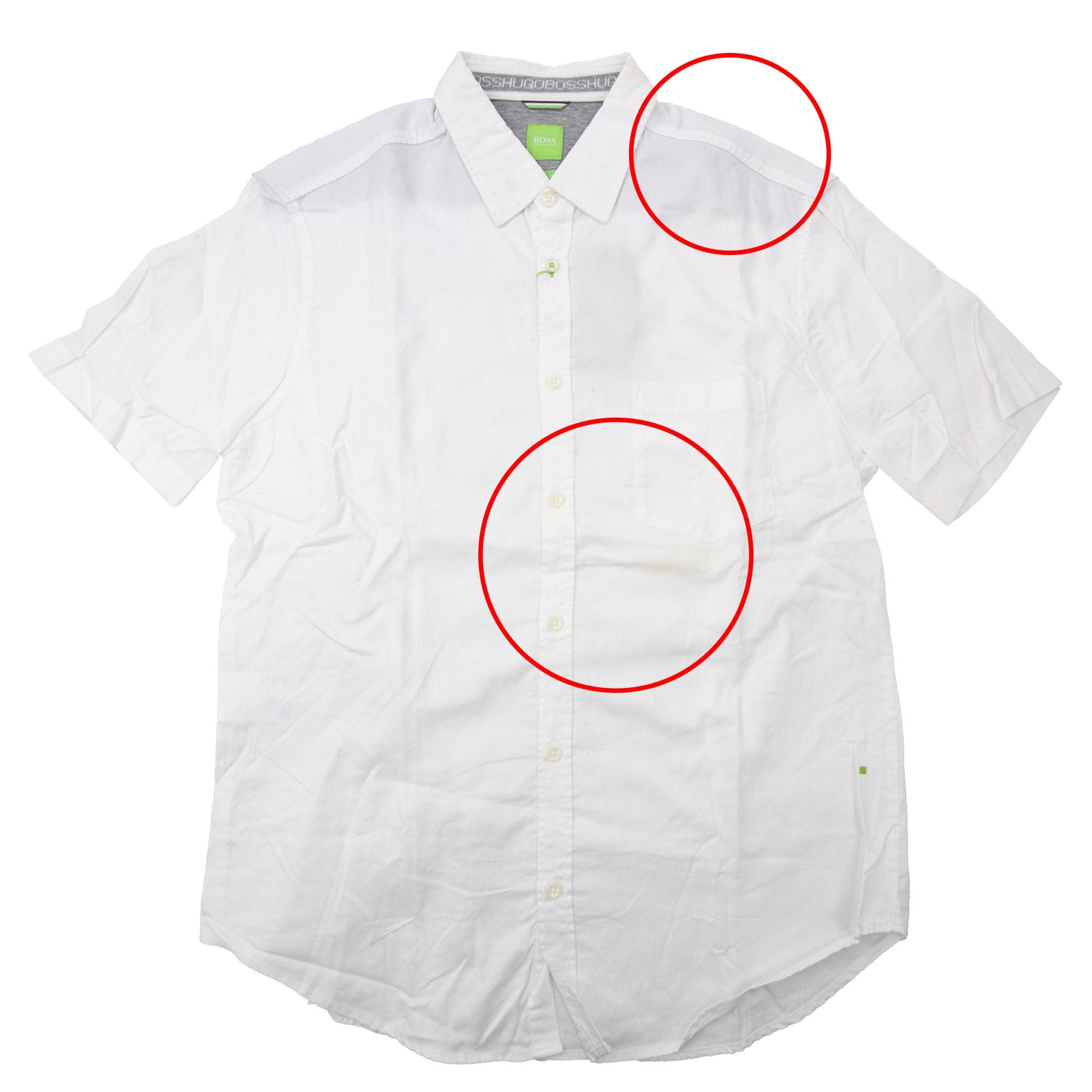 Pre-Loved Baloy Short Sleeve Shirt White Large