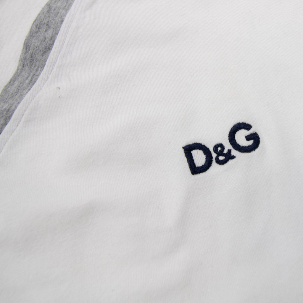 Pre-Loved V-neck T-shirt White Medium