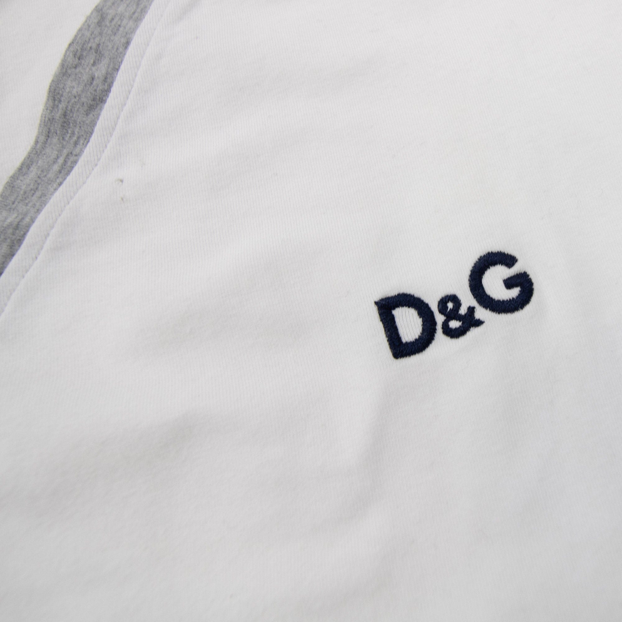 Pre-Loved V-neck T-shirt White Medium