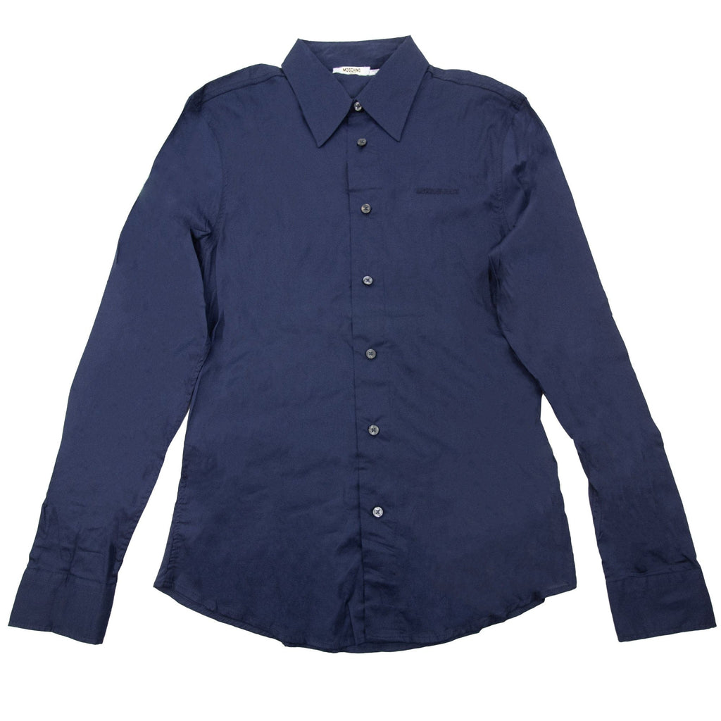 Moschino Jeans Shirt Navy Large