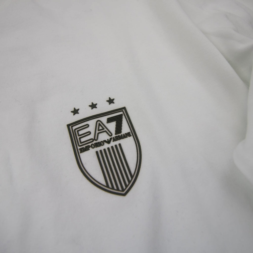 Pre-Loved EA7 Long Sleeve Soccer 7 T-shirt White 3XL