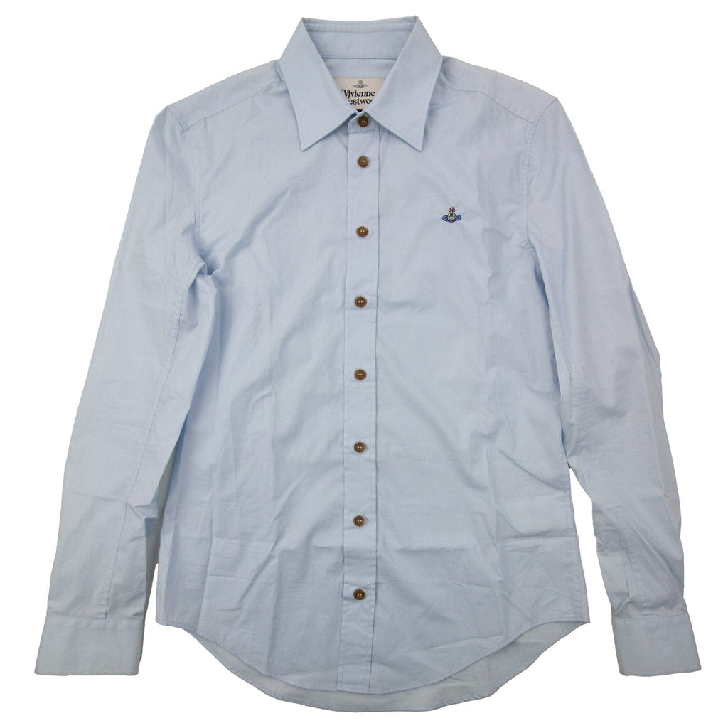 Pre-Loved Slim Fit Shirt Sky Blue 46"