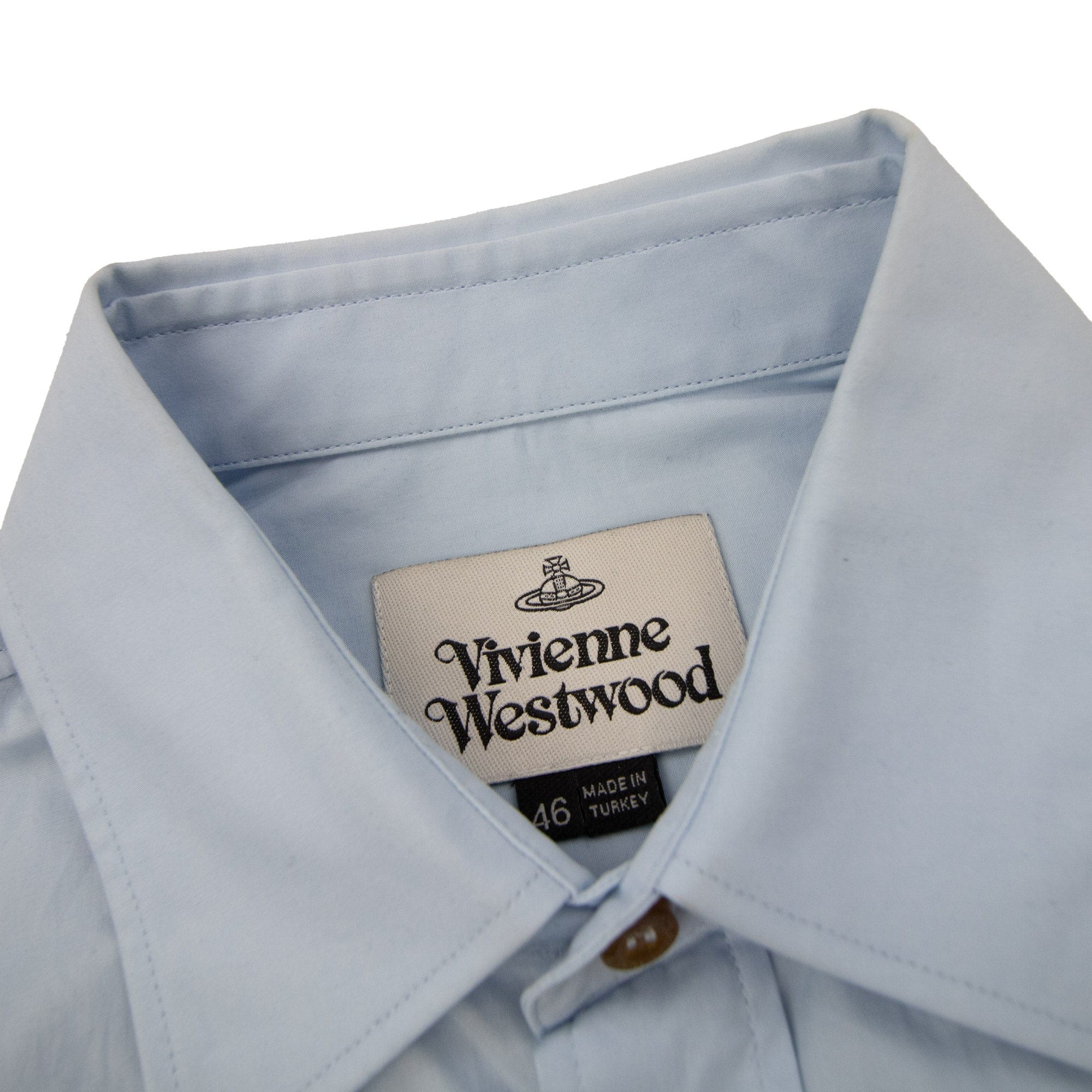 Pre-Loved Slim Fit Shirt Sky Blue 46"
