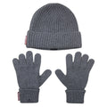 Pre-Loved Warmy Hat & Gloves Knit Set Grey