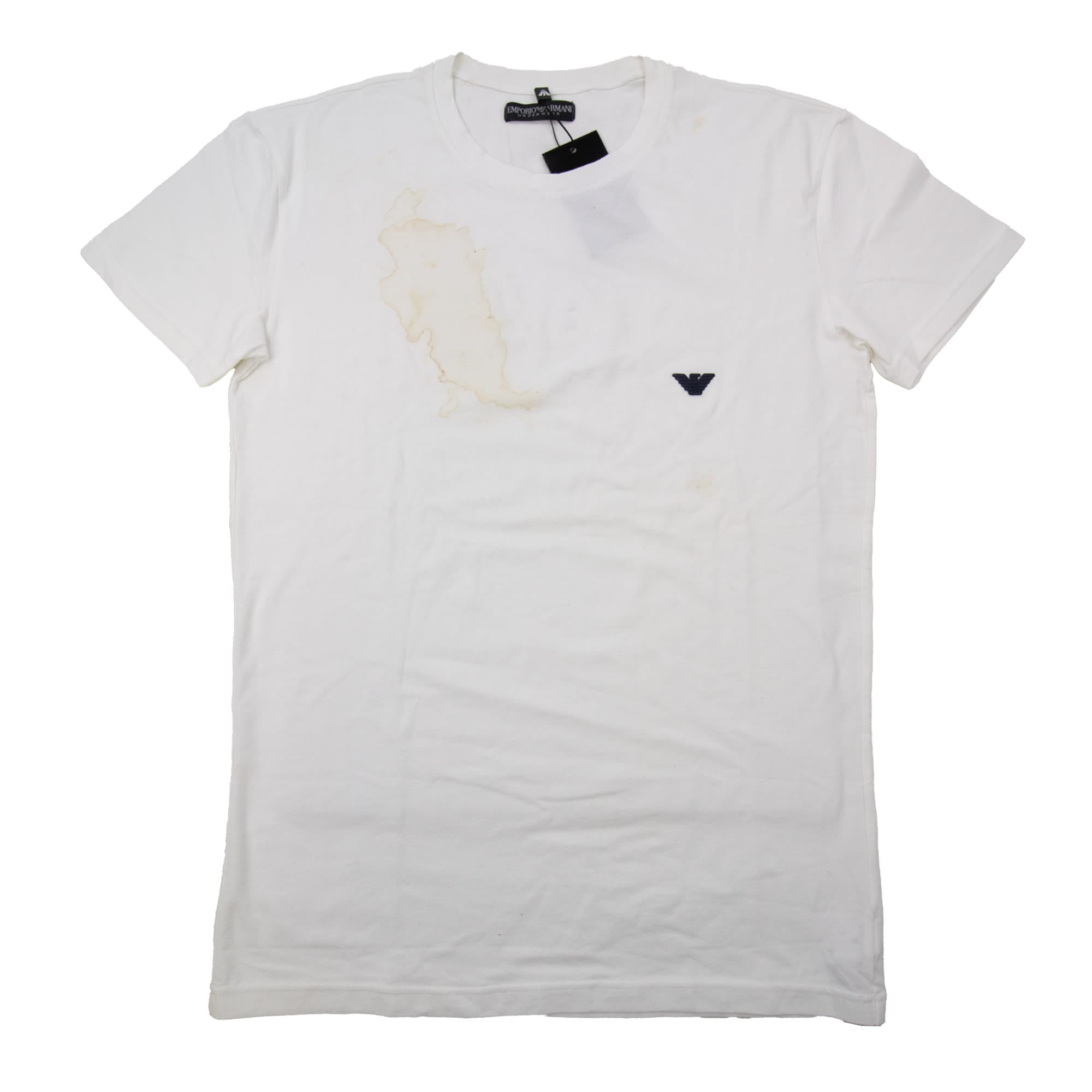 Pre-Loved Embroidered Logo S/s T-Shirt White Large