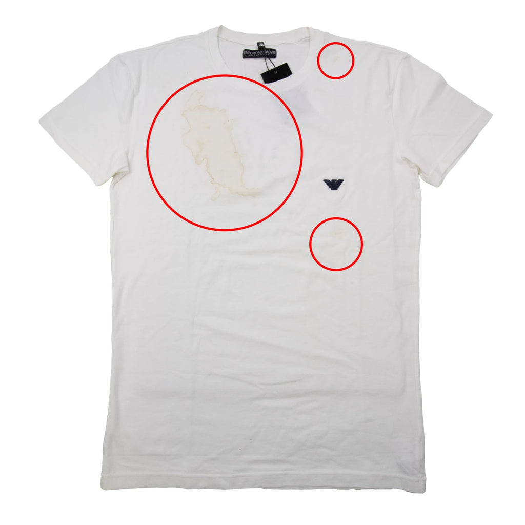 Pre-Loved Embroidered Logo S/s T-Shirt White Large