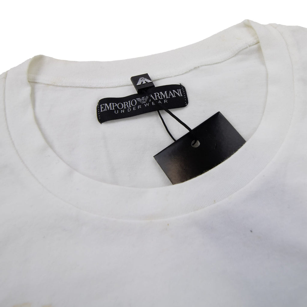 Pre-Loved Embroidered Logo S/s T-Shirt White Large