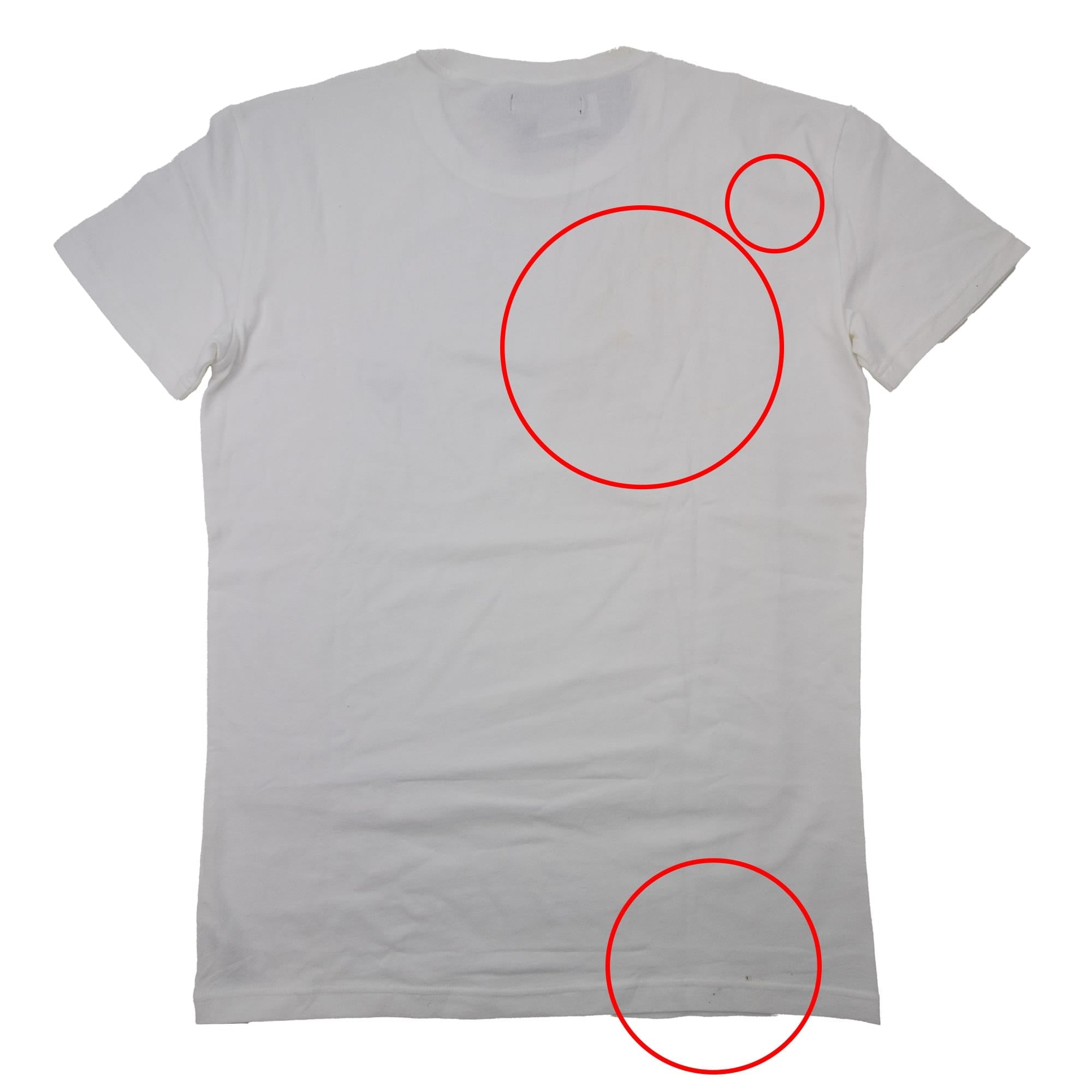 Pre-Loved Embroidered Logo S/s T-Shirt White Large