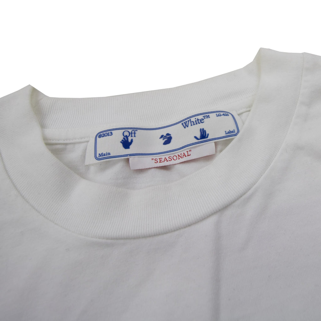 Pre-Loved Blue Red Arrow Casual T Shirt White Multi Medium