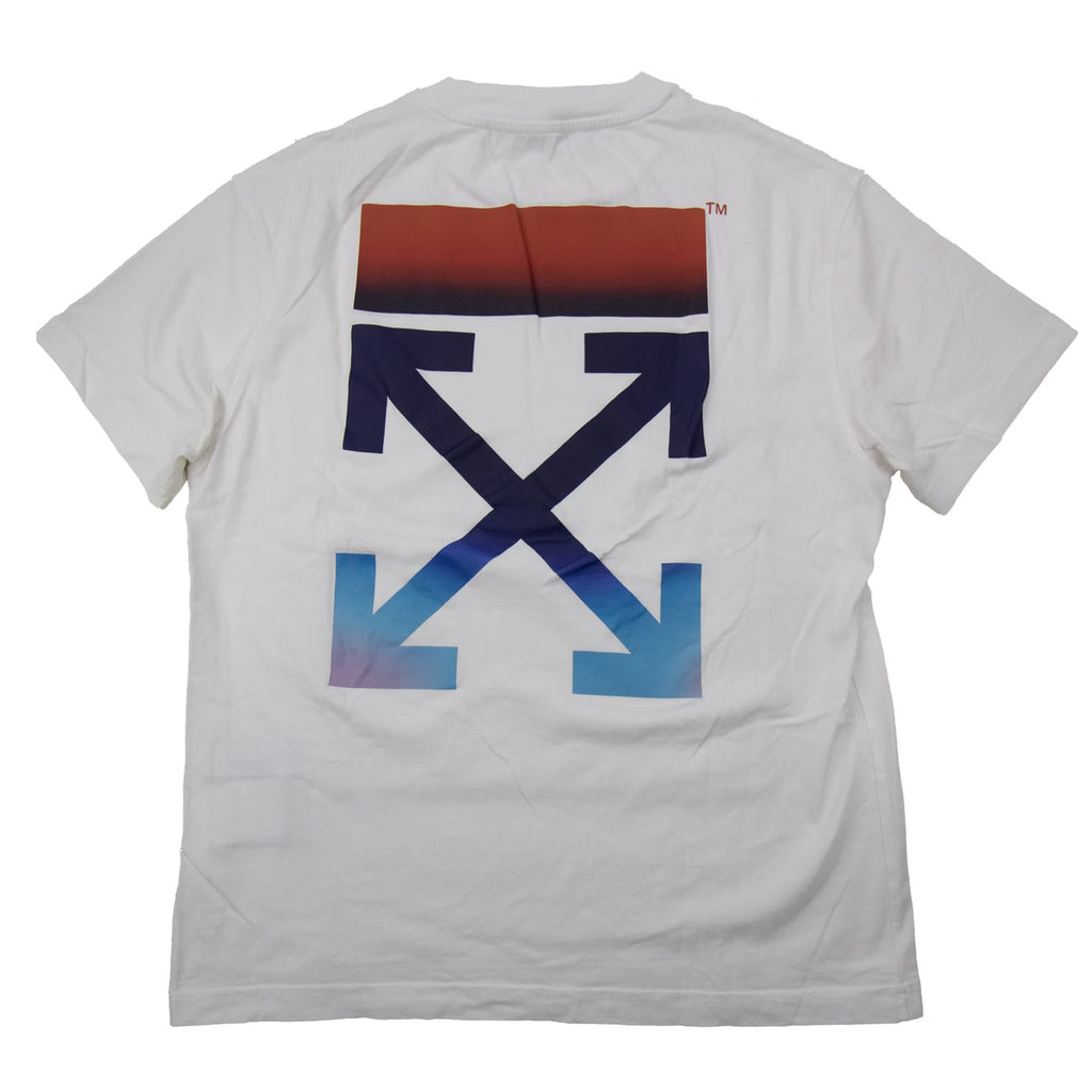 Pre-Loved Blue Red Arrow Casual T Shirt White Multi Medium