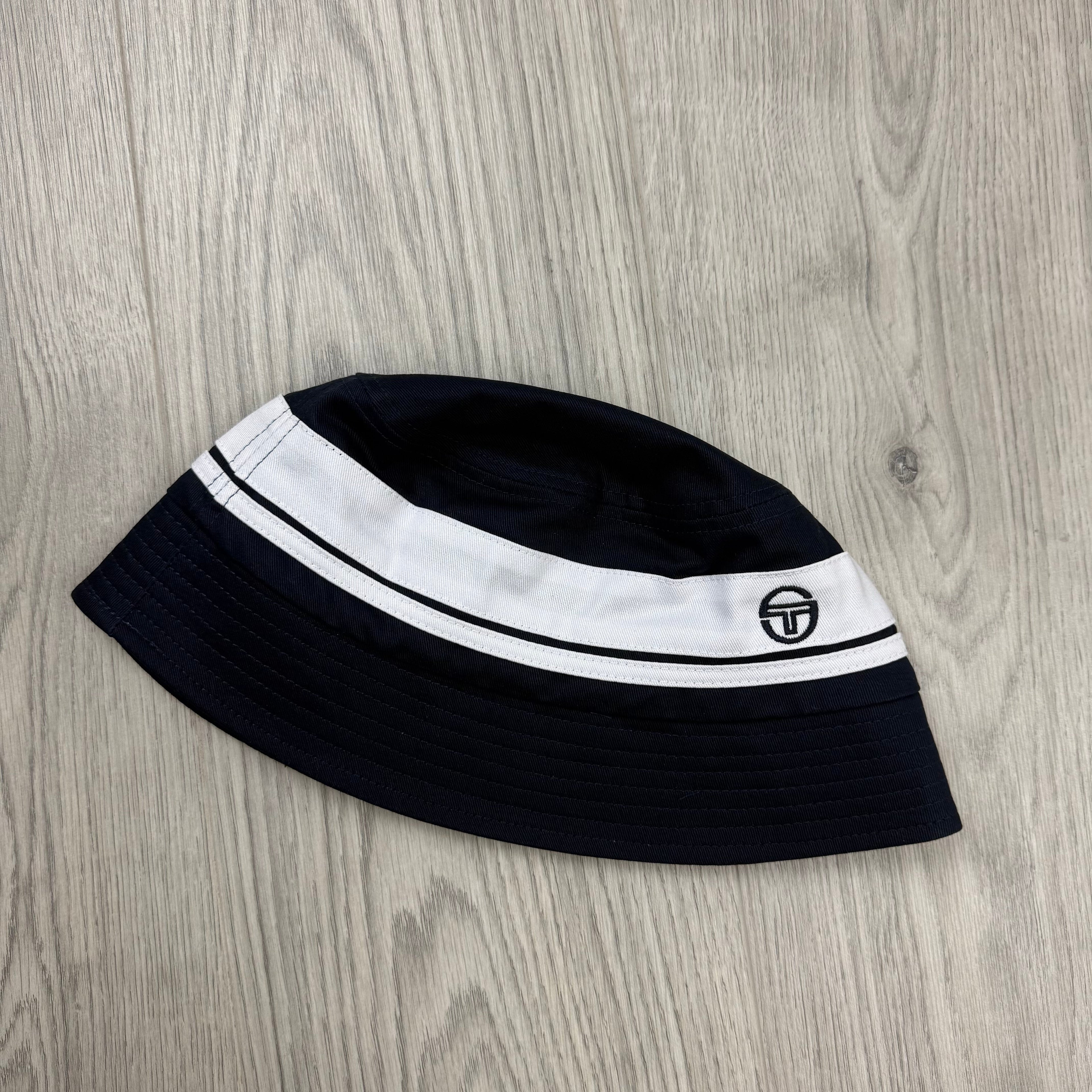Sergio Tacchini 'Newfords' Bucket Hat - Maritime Blue