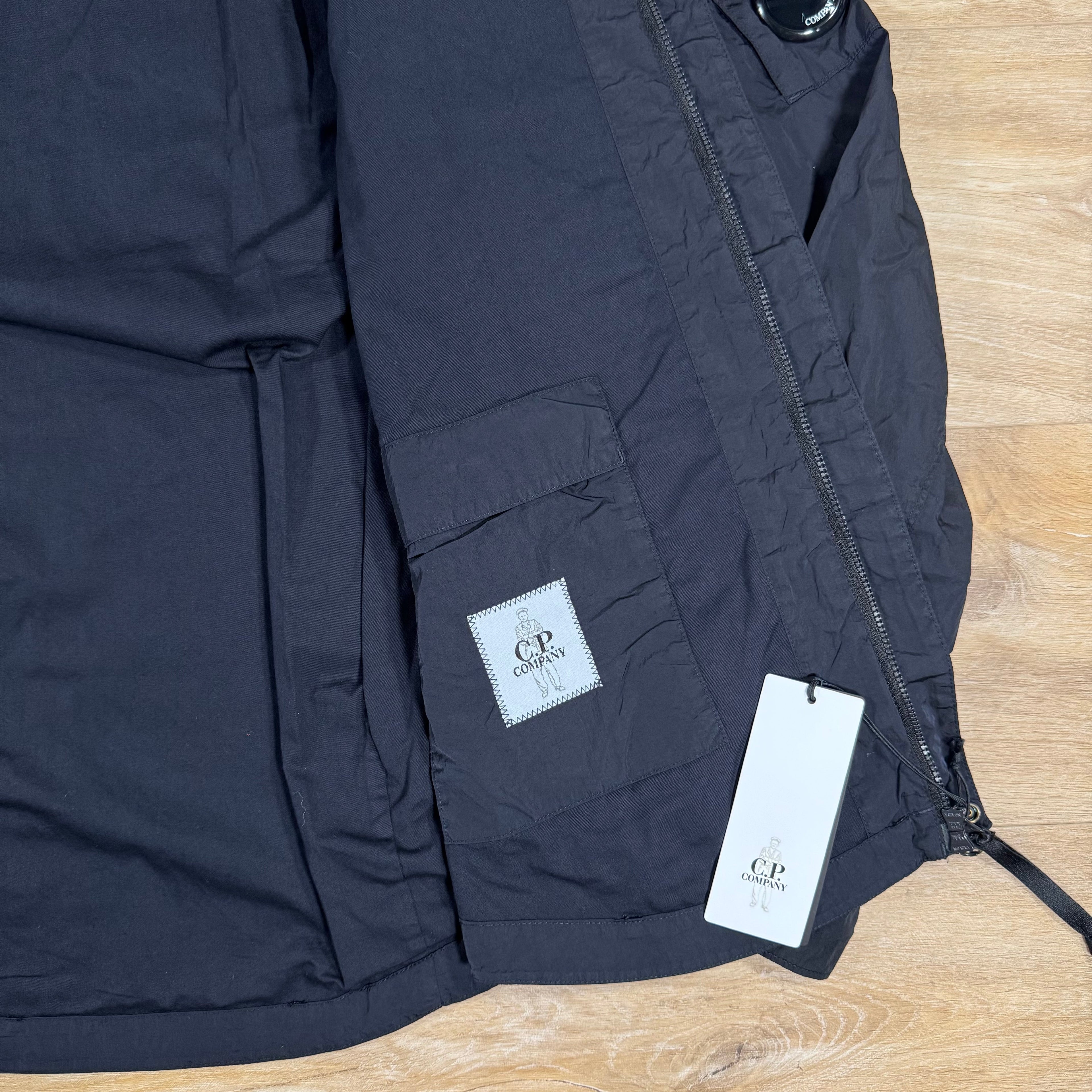 C.P. Company Chrome-R Lens Overshirt in Navy