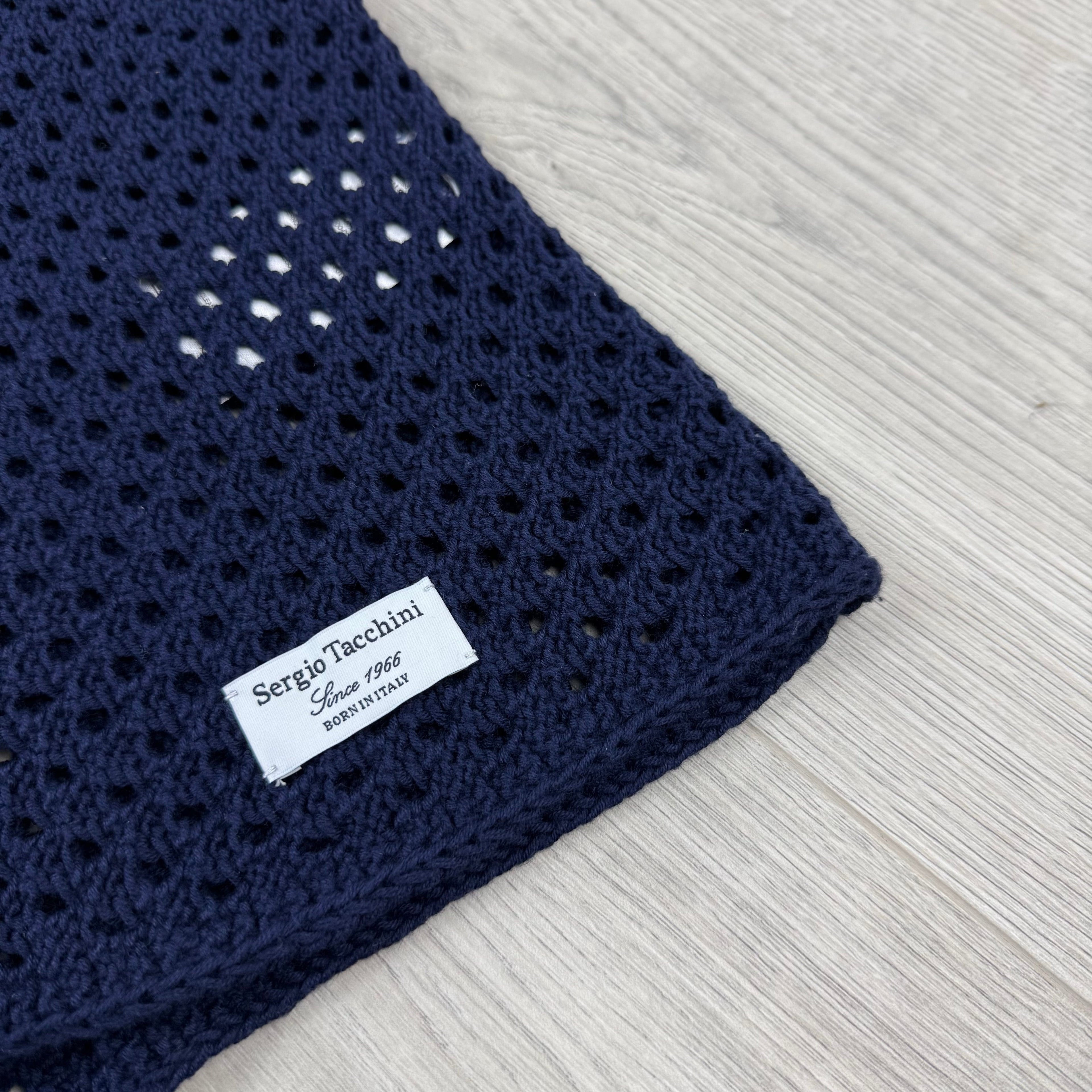 Sergio Tacchini 'Ortigia' Mesh Shirt - Navy
