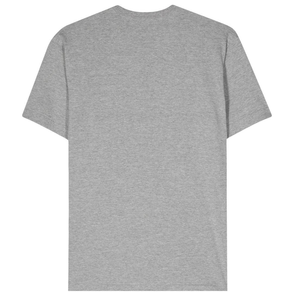 COMME DES GARÇONS PLAY OUTLINE PRINT HEART T-SHIRT GREY