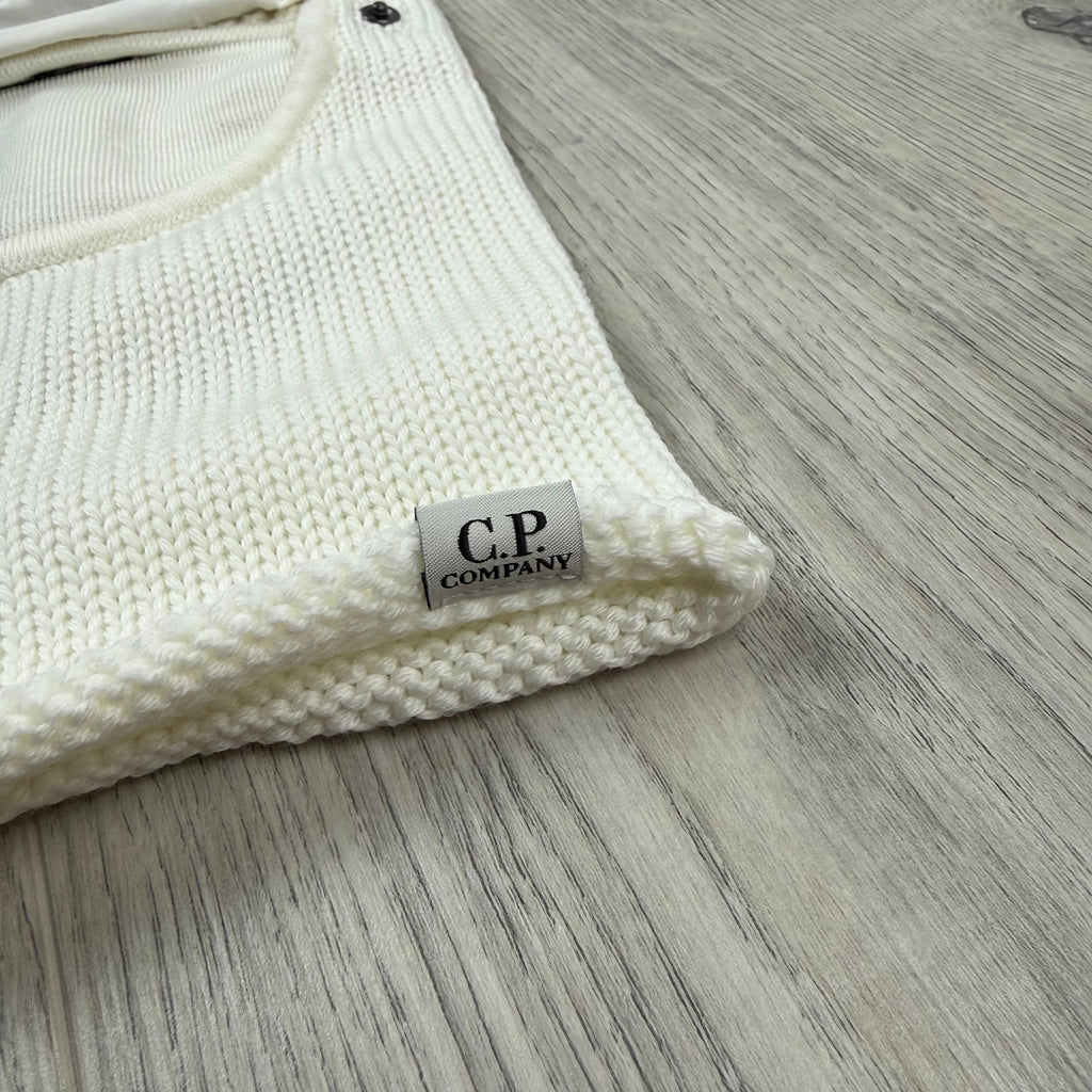 CP Company Goggle Ski Mask - White
