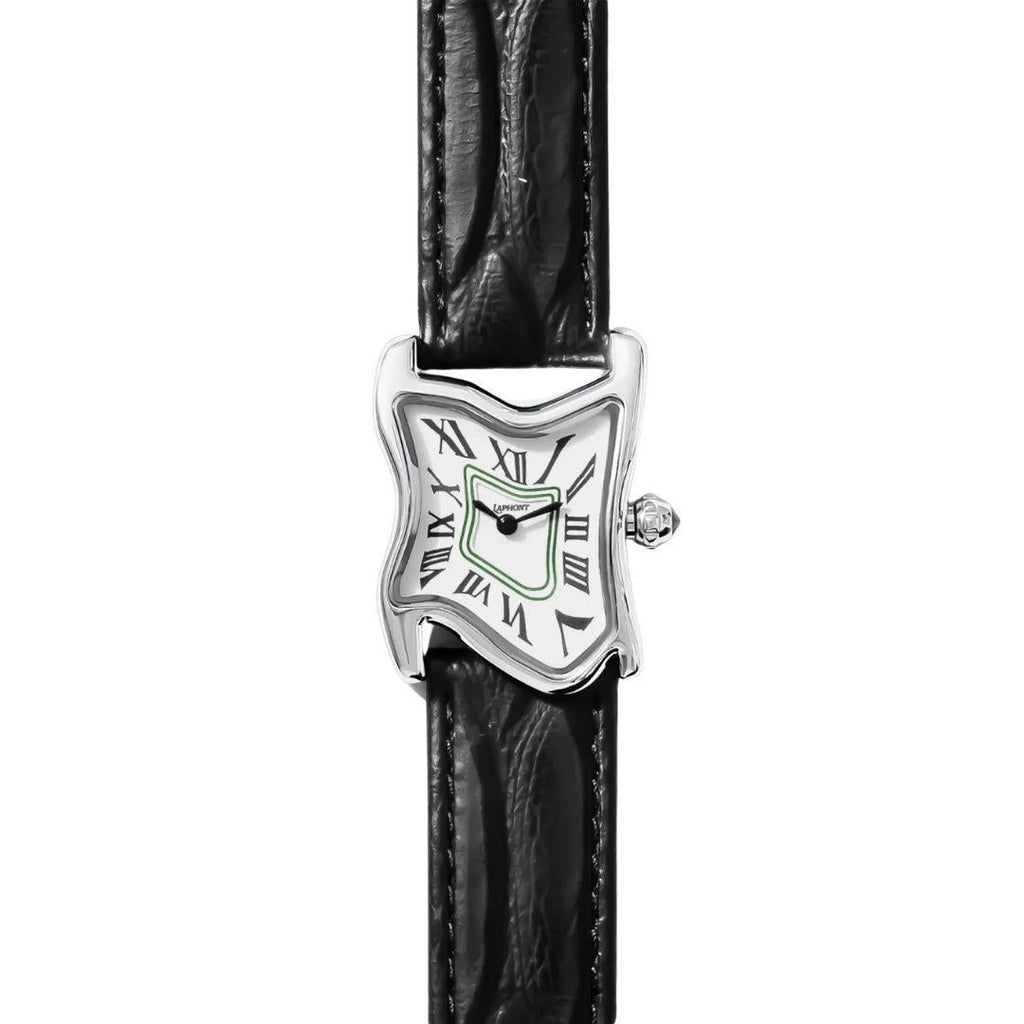 LAPHONT MELTING SQUARE WATCH SMALL FACE SILVER