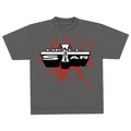 HELLSTAR WASHED EMBLEM TEE GREY
