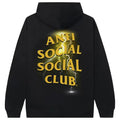ANTI SOCIAL SOCIAL CLUB TWISTA HOODIE BLACK/YELLOW