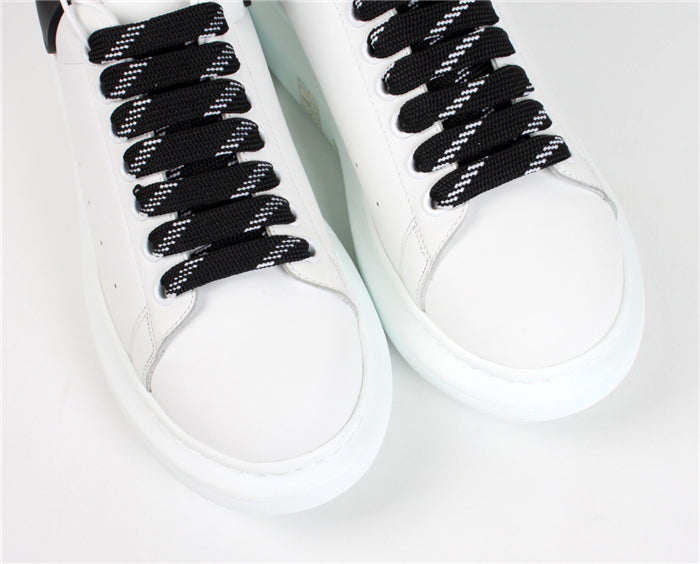 ALEXANDER MCQUEEN BIANCHE CON RETRO E LACCI NERI