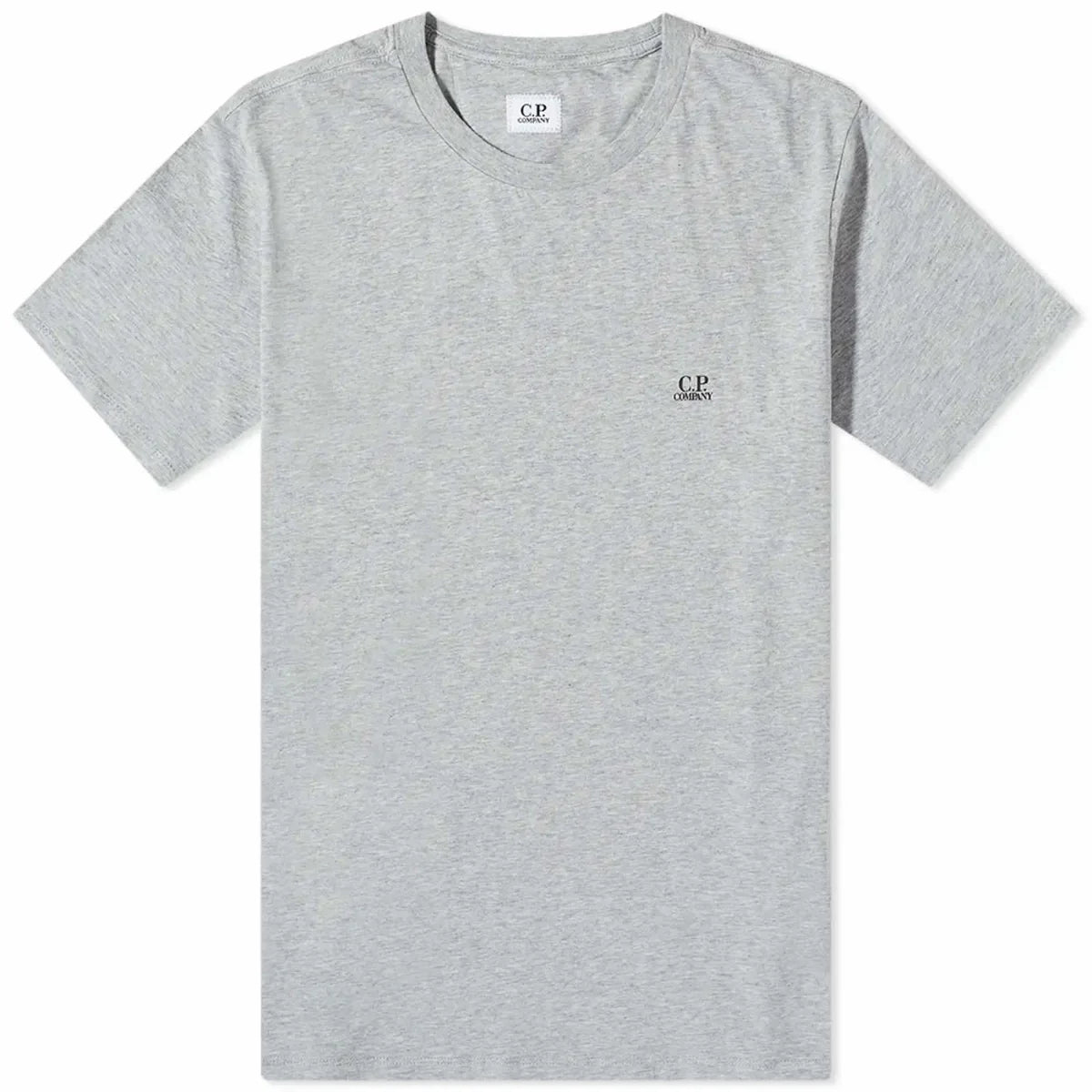 CP Company Grey Logo Print T-Shirt
