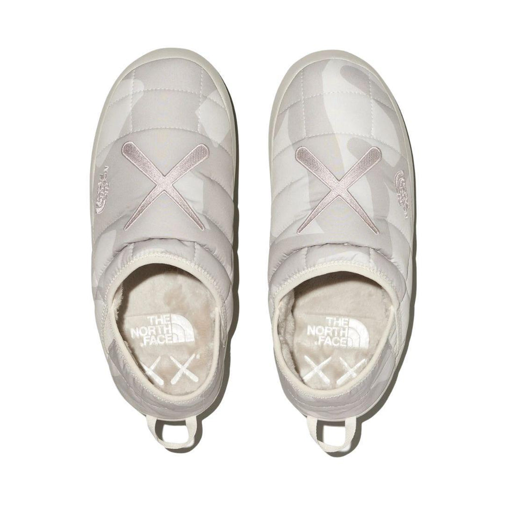 KAWS X THE NORTH FACE THERMOBALL TRACTION MULE VP MOONLIGHT IVORY