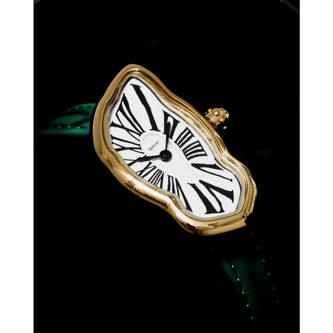 LAPHONT MELTING WATCH SLIM FACE GOLD