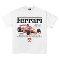 FERRARI MICHAEL SCHUMACHER RACING T-SHIRT WHITE