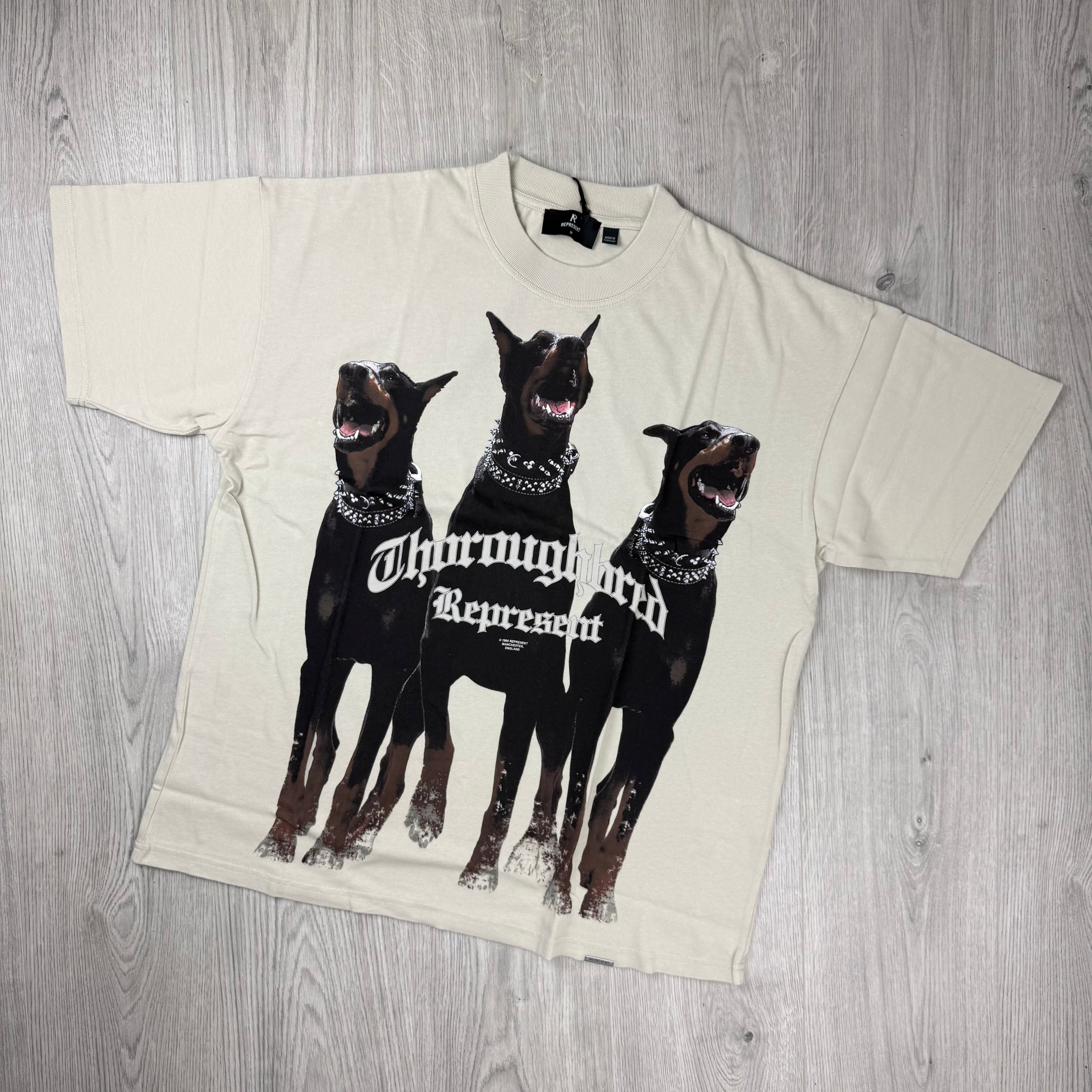 Represent 'Thoroughbred' T-Shirt - Vintage White
