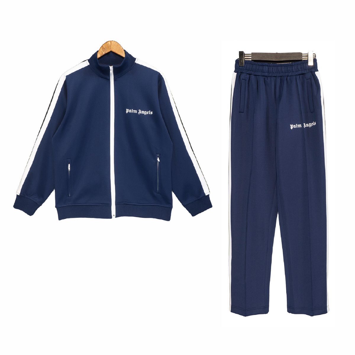 Tuta Palm Angels blu scuro