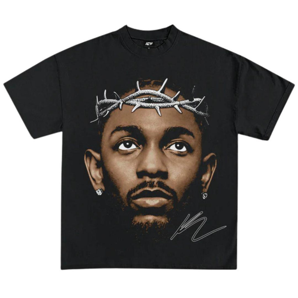 KENDRICK LAMAR GRAPHIC T-SHIRT BLACK