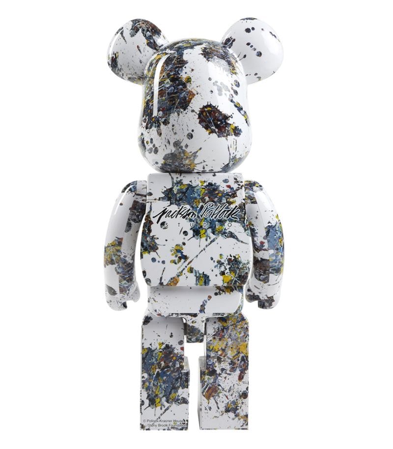 BEARBRICK 1000% JACKSON POLLOCK SPLASH