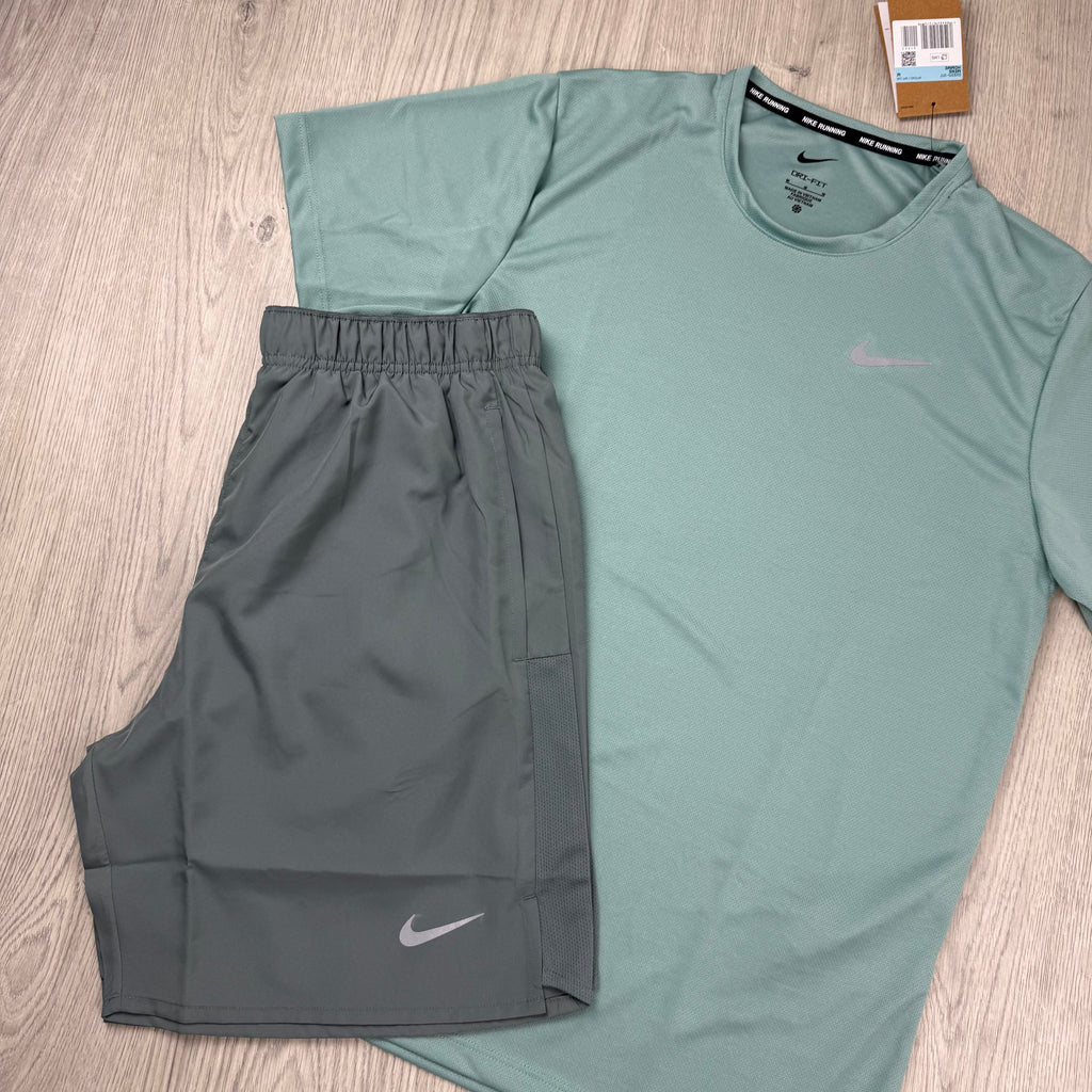 Nike 'Miler' Set - Cannon/Smoke Grey