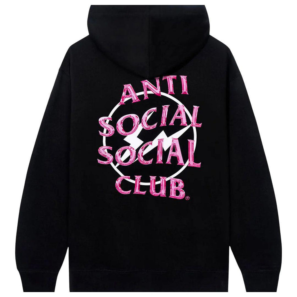 ANTI SOCIAL SOCIAL CLUB X FRAGMENT PRECIOUS PETALS HOODIE BLACK/PINK
