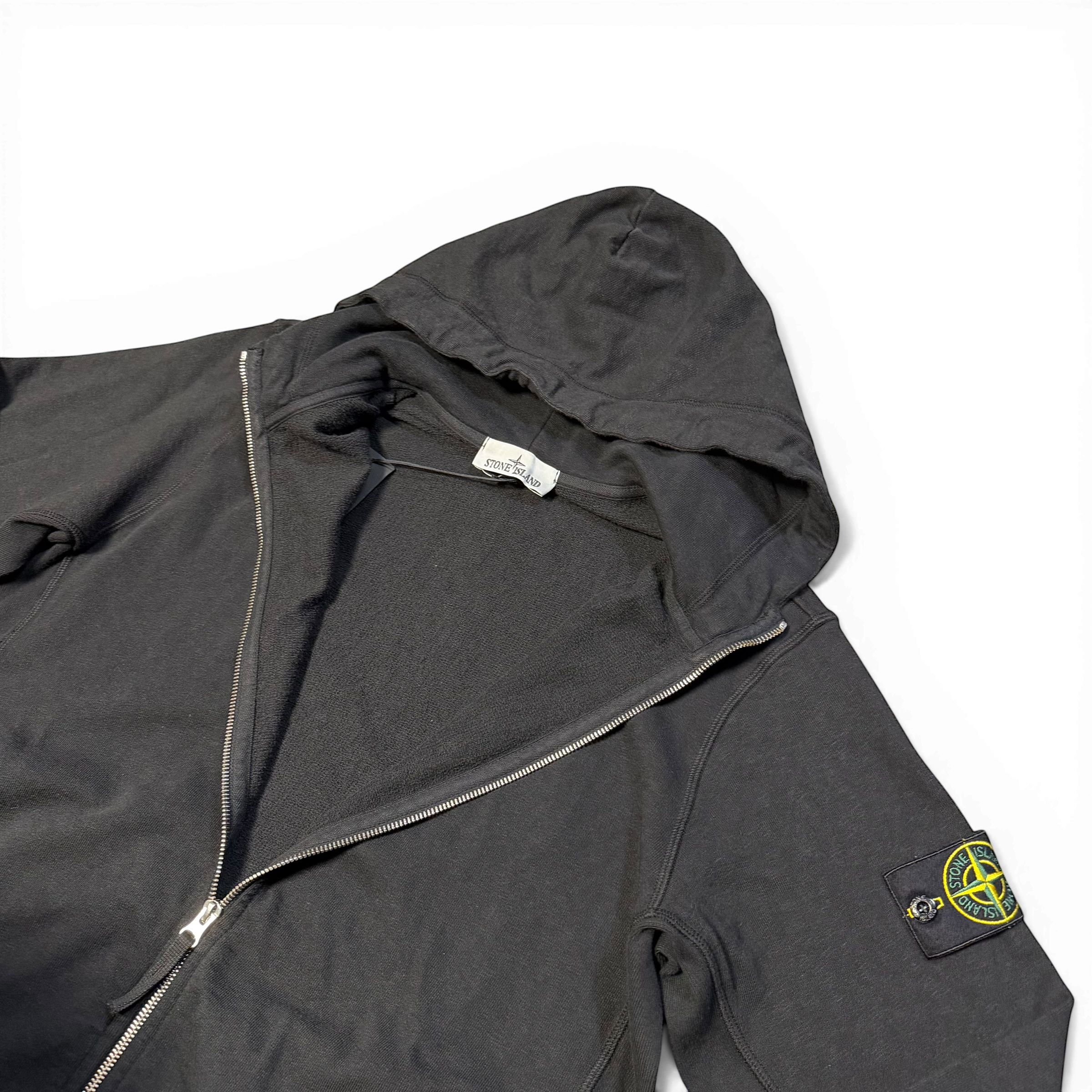 Stone Island Zip Up Garment Dye