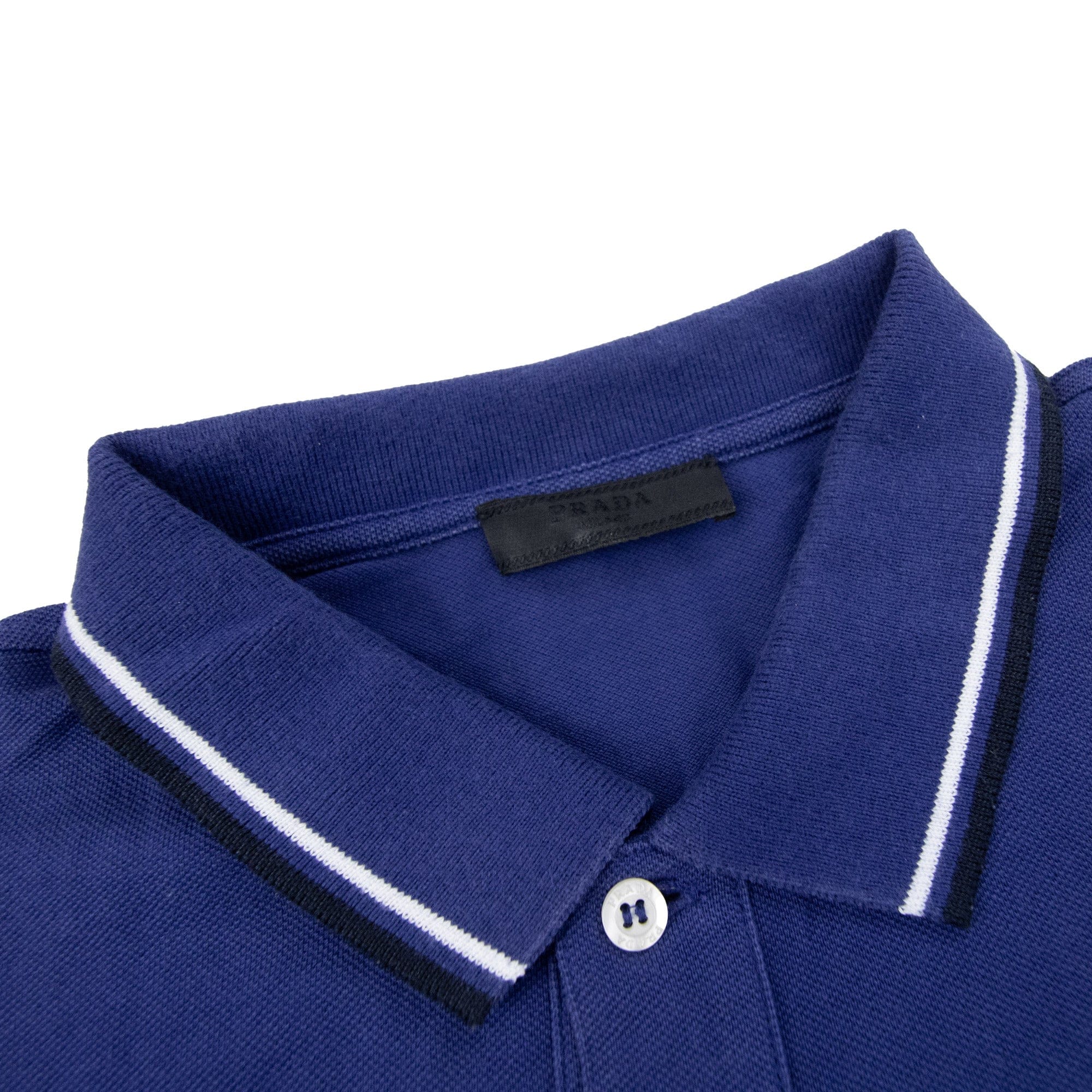 Pre-Loved Blue Short Sleeve Cotton Pique Polo Shirt Large