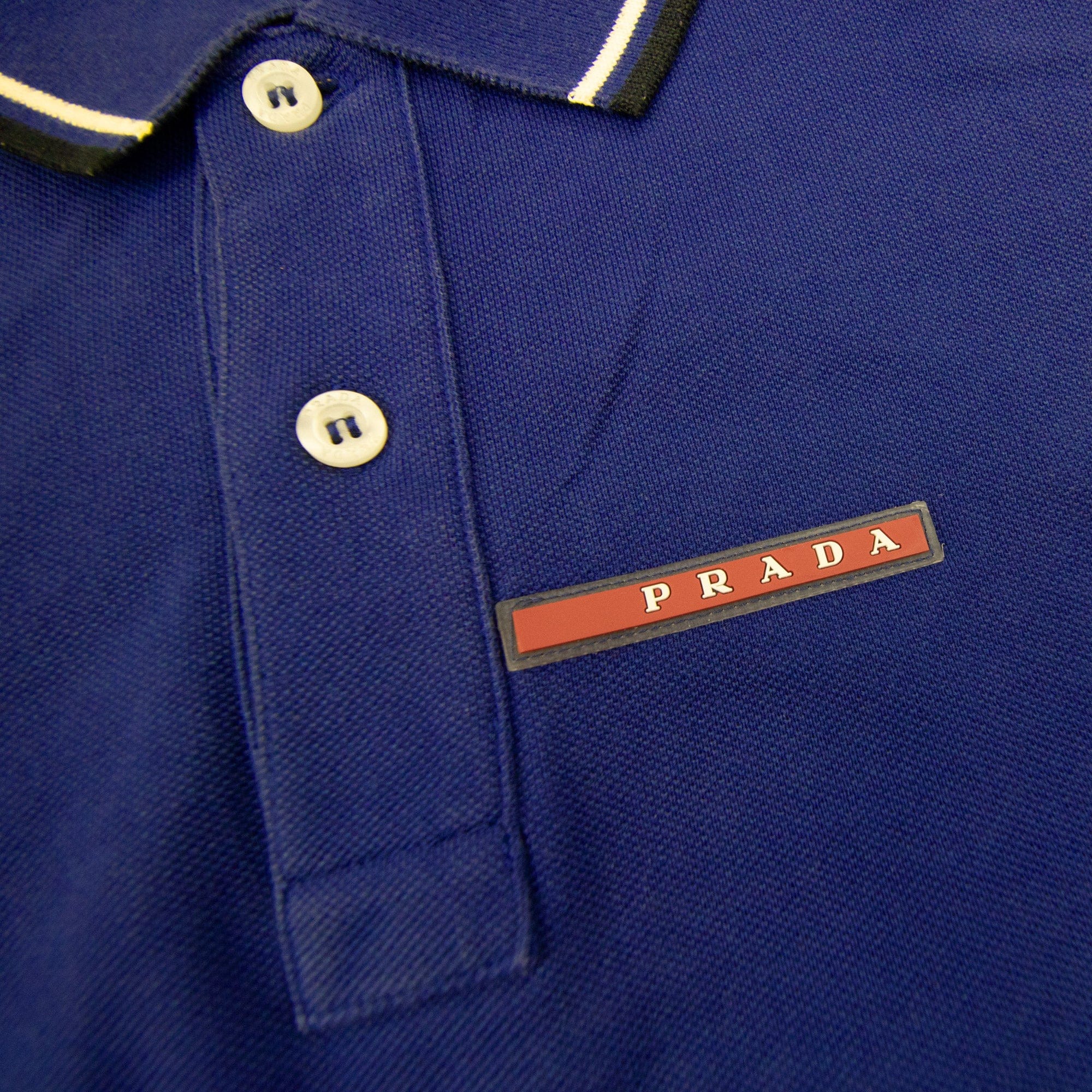 Pre-Loved Blue Short Sleeve Cotton Pique Polo Shirt Large