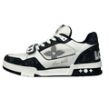 LOUIS VUITTON TRAINER MONOGRAM DENIM BLACK