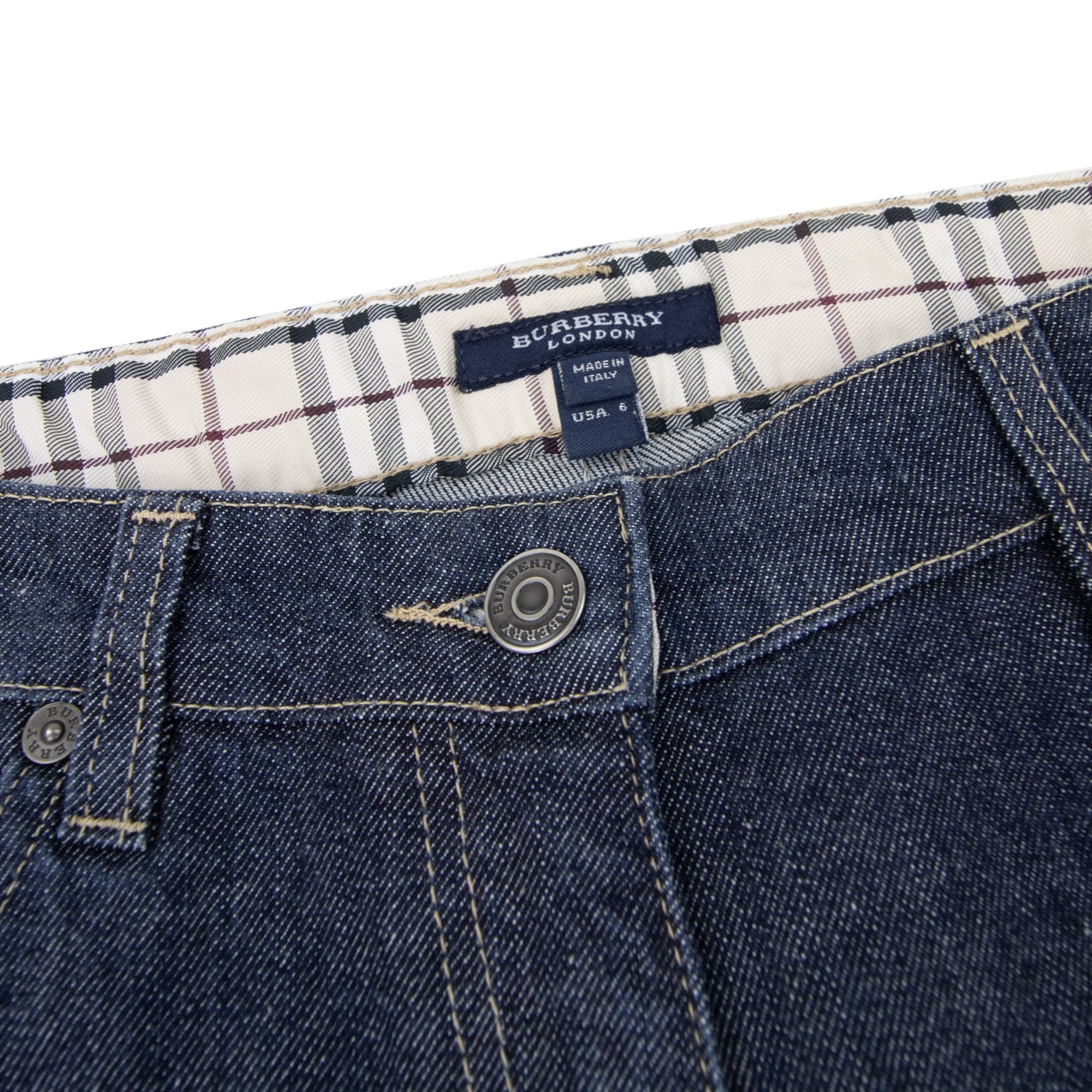 Pre-Loved Jeans Denim Blue Size:8