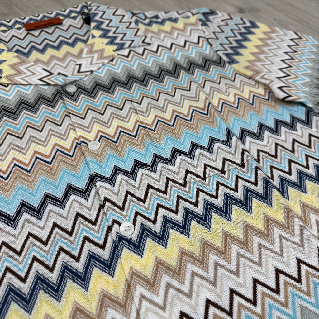 Missoni Chevron Bowling Shirt - Cream