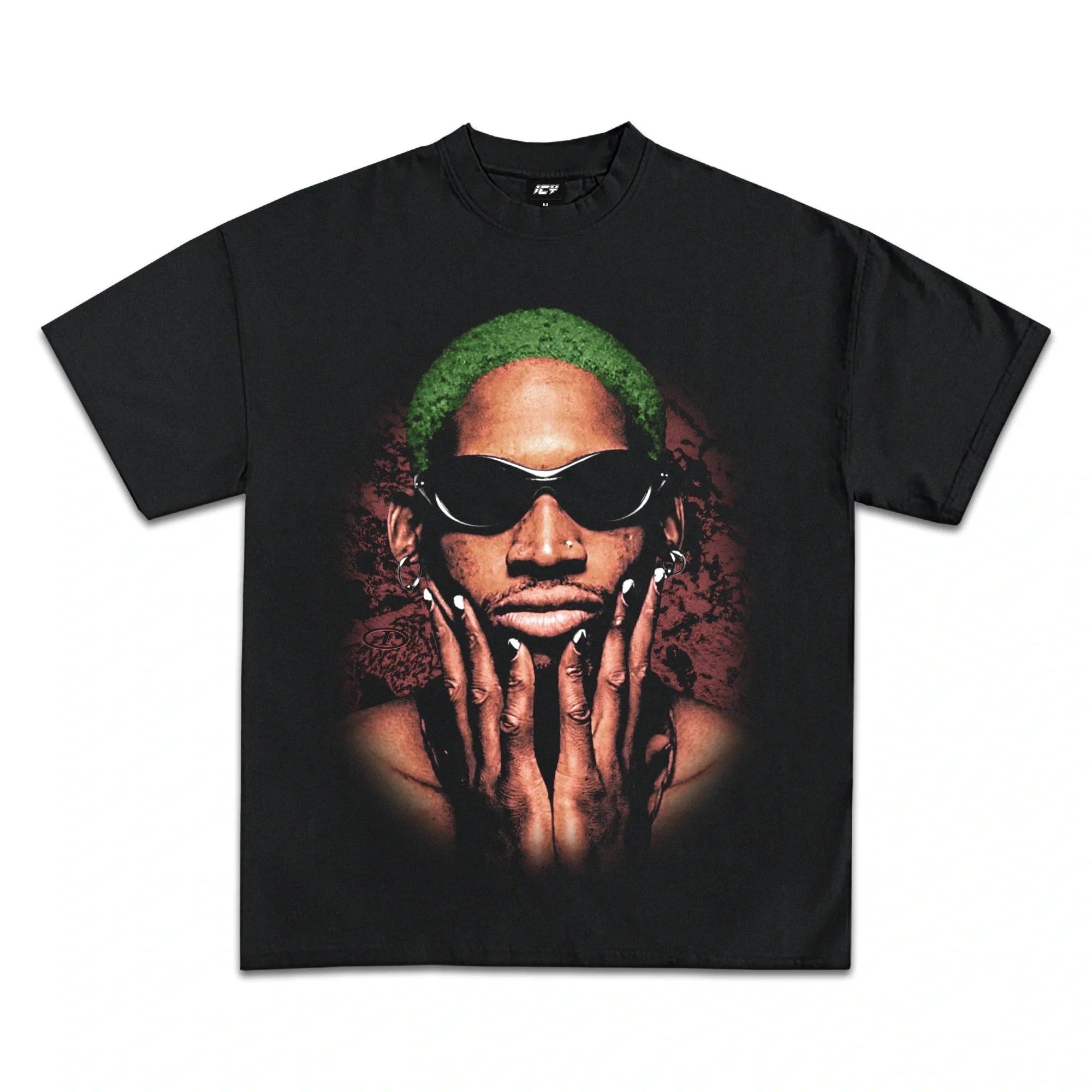 DENNIS RODMAN GRAPHIC T-SHIRT BLACK