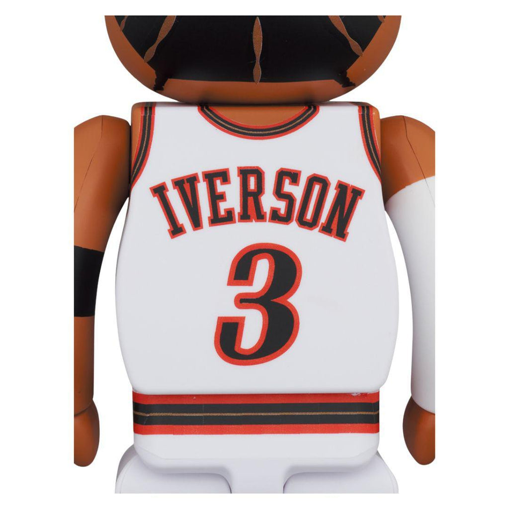 BEARBRICK X ALLEN IVERSON 76ERS 400% & 100% SET