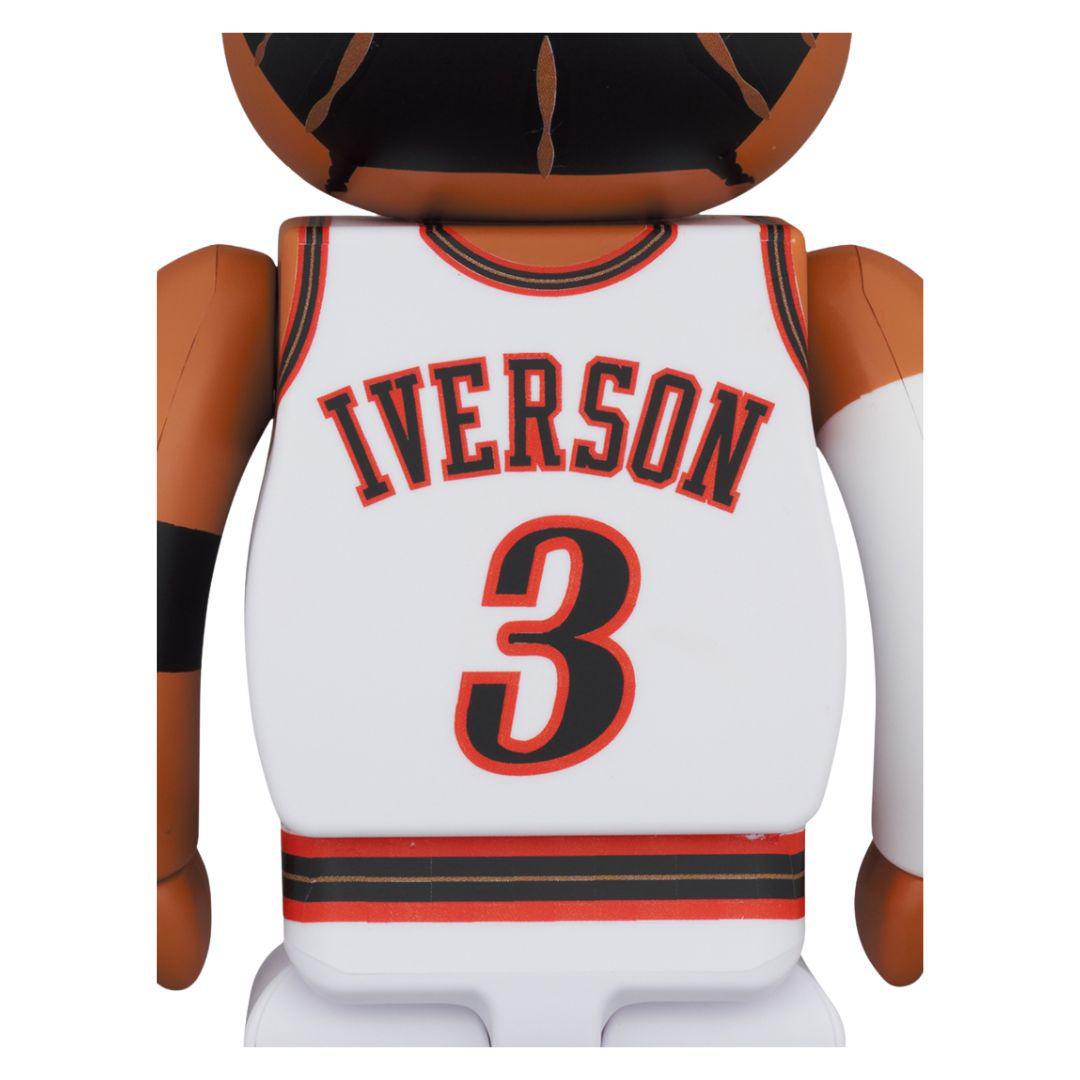 BEARBRICK X ALLEN IVERSON 76ERS 400% & 100% SET