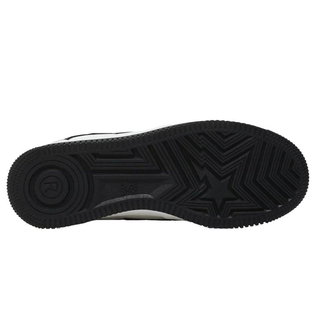 A BATHING APE BAPESTA PATENT BLACK/WHITE (2022)