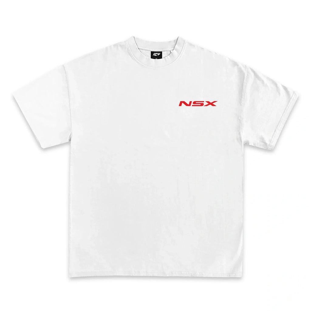 HONDA NSX JDM RACING T-SHIRT WHITE