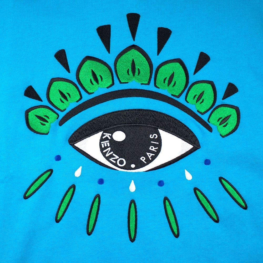 Kenzo Eye Sweatshirt Turquoise